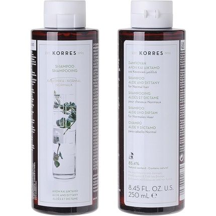 Korres Aloe And Dittany Shampoo For Normal Hair 250Ml