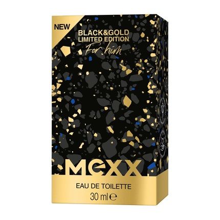 Mexx Black & Gold Limited Edition Man Eau De Toilette Woody-Fruity