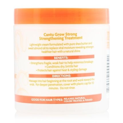 Cantu Shea Butter Grow Strong Strengthening Treatment 6Oz 173G - Image 3