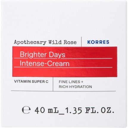 Korres Apothecary Wild Rose Intensive Moisturising Cream For Radiant Complexion