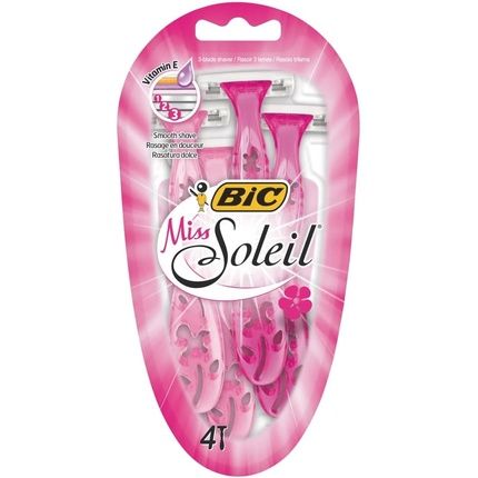 Bic Miss Soleil Disposable Women'S Razors 4 Pack