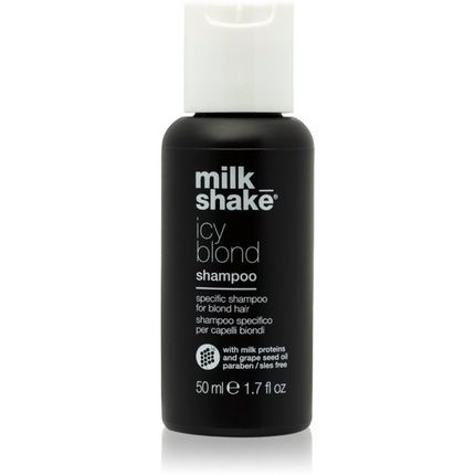 Milk Shake Icy Blond Shampoo - Anti-Yellow Shampoo For Blonde Hair 50 Ml