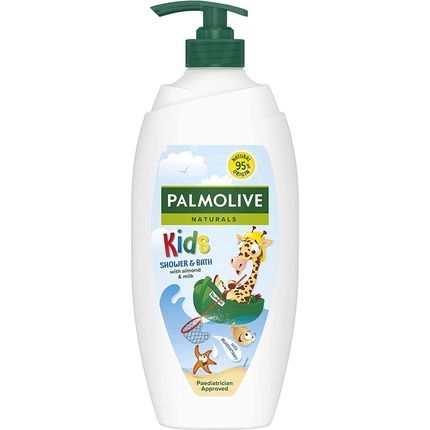 Palmolive Naturals Kids Almond & Milk Shower Gel And Bath Foam Pump 750Ml