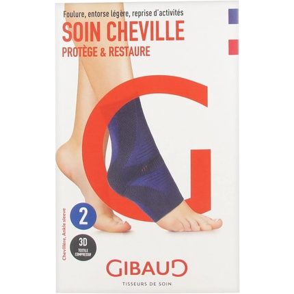 Gibaud Ankle Care Blue Ankle Brace Size 2