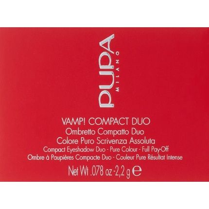 Pupa Milano Vamp! Compact Eyeshadow Duo 2.2G Dark Night