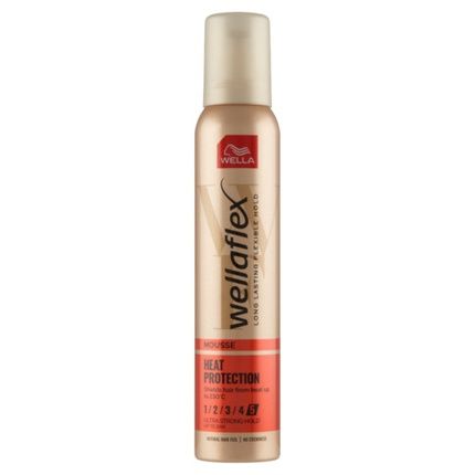 Wellaflex Heat Protection Hair Mousse 200Ml