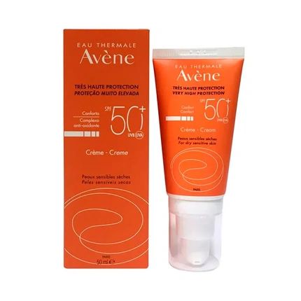 Avne Sun Cream Invisible Finish Spf50 50Ml For Dry Sensitive Skin