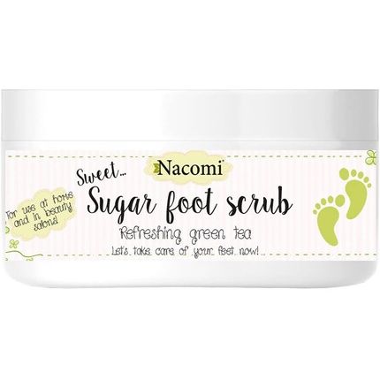 Nacomi Sugar Foot Scrub Refreshing Green Tea 125G