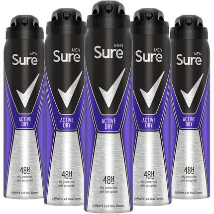 Sure Men Active Dry 48H Anti-Perspirant Deodorant 250Ml