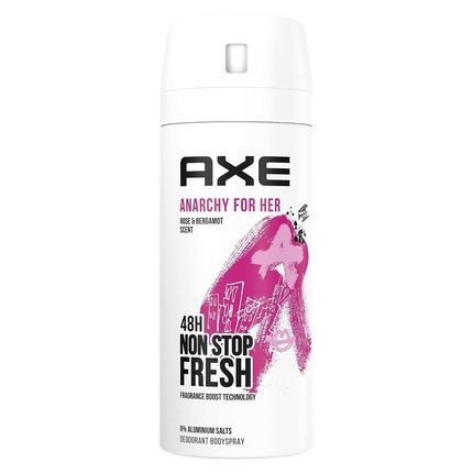 Axe Anarchy Bodyspray & Deodorant Spray For Pure Femininity Aluminum-Free 48H Freshness 150Ml