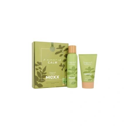 Mexx Inspired Nature Gift Set With Shower Foam And Body Lotion