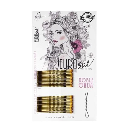 Eurostil Hair Care: Clips Hair Clip Box Double Wave Bronze