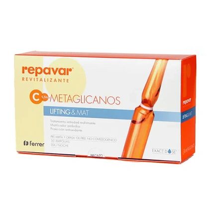 Repavar Revitalizing Lifting & Mat Metaglycan Facial Serum With Vitamin C 1Ml