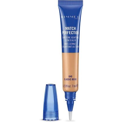 Rimmel London Match Perfection Light Coverage Blendable Liquid Concealer 7Ml 040 Classic Beige - Image 3