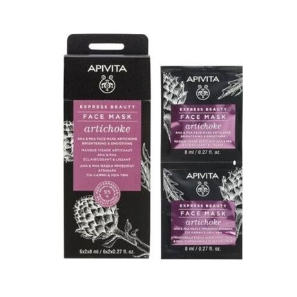 Apivita Express Beauty Aha & Pha Face Mask With Artichoke 8Ml