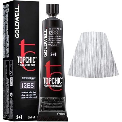 Goldwell Topchic Tuba 12-Bs Ultra Bl.Beige Silver, Light Blond, 60 Ml