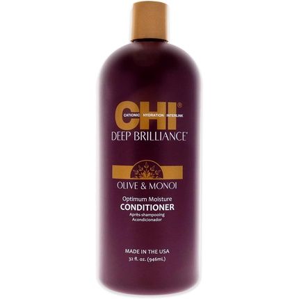 Farouk Chi Deep Brilliance Olive & Monoi Optimum Moisturizing Conditioner 946Ml