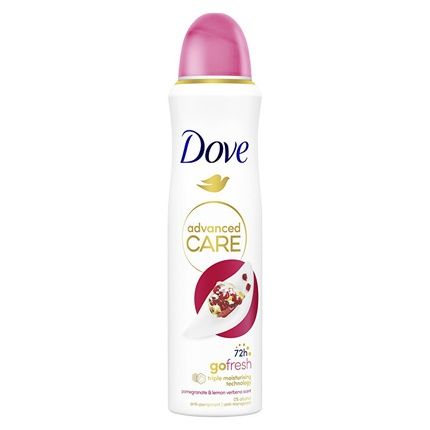 Dove Advanced Care Go Fresh Pomegranate & Lemon Verbena Antiperspirant Spray 150 Ml - Image 3