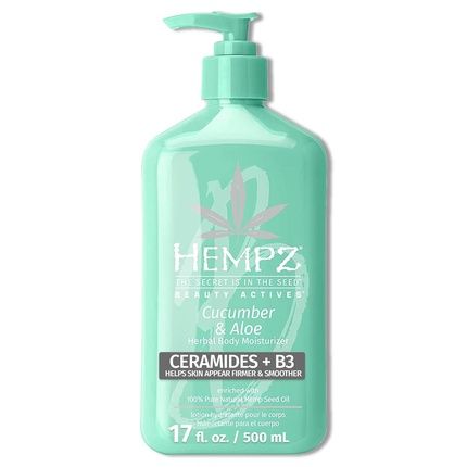 Hempz Body Lotion Cucumber & Aloe Herbal Limited Edition Daily Moisturizing