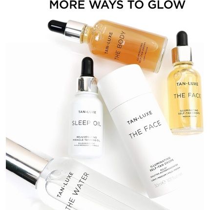 Tan Luxe Fake Tan Drops Set For Face And Body Light/Medium - Cruelty Free And Vegan - Image 3