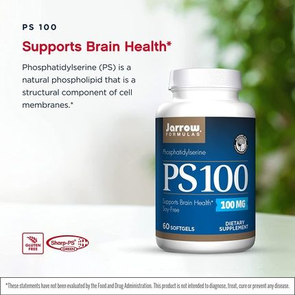 Jarrow Formulas Ps 100 Promotes Brain Function 60 Capsules 100Mg - Image 3