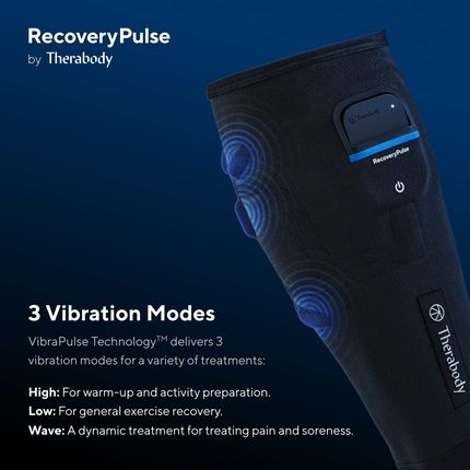 Theragun Recoverypulse Calf Sleeve By Therabody Compression Vibration Sleeve For Relief Reduce Soreness In Lower Legs Increase Flexibility Circulation Accelerate Recovery Small - Image 3
