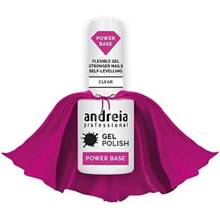 Andreia Professional Clear Gel Nail Polish Power Base 10.5Ml