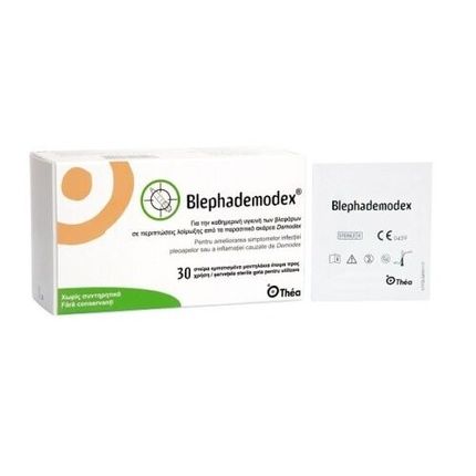 Blephademodex Eye Wipes 30Pcs