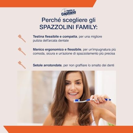 Pasta Del Capitano Family Toothbrush With Medium Bristles - Image 3