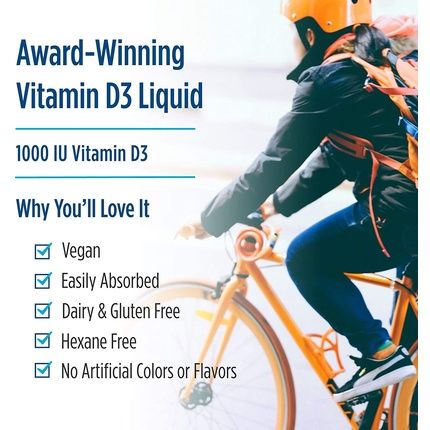 Nordic Naturals Plant-Based Vitamin D3 Liquid 1000 Iu 1 Oz - Image 3