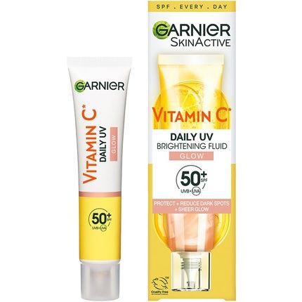 Garnier Vitamin C Daily Uv Brightening Fluid Sheer Glow Spf 50+