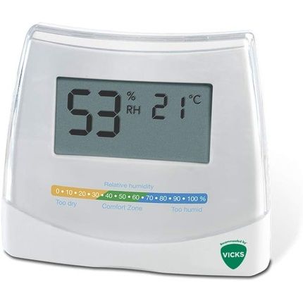 Vicks 2-In-1 Hygrometer And Thermometer V70