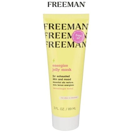 Freeman Energize Yuzu Lemon Jelly Facial Mask 3 Fl Oz - Image 3