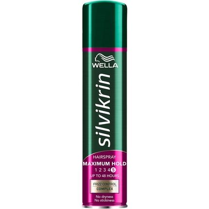 Wella Silvikrin Maximum Hold Hairspray Extra Value 500Ml