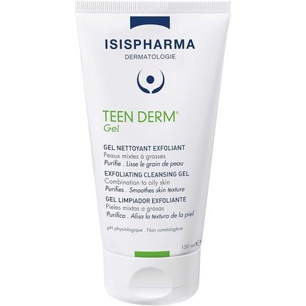 Isispharma Teen Derm Gel Exfoliating Face Wash Cleanser