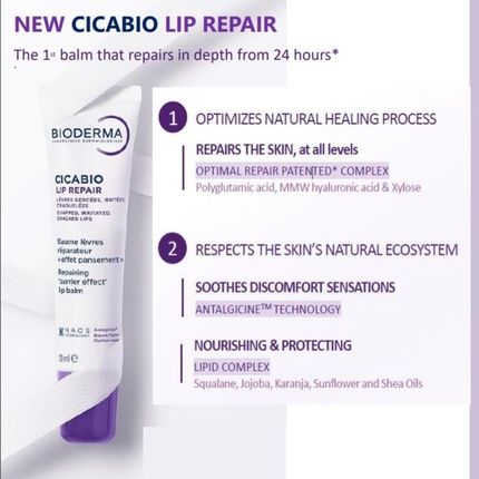 Bioderma Cicabio Lip Repair 10Ml
