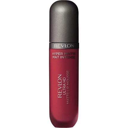 Revlon Ultra Hd Lip Mousse Hyper Matte Longwearing Creamy Liquid Lipstick In Red/Coral 815 Red Hot