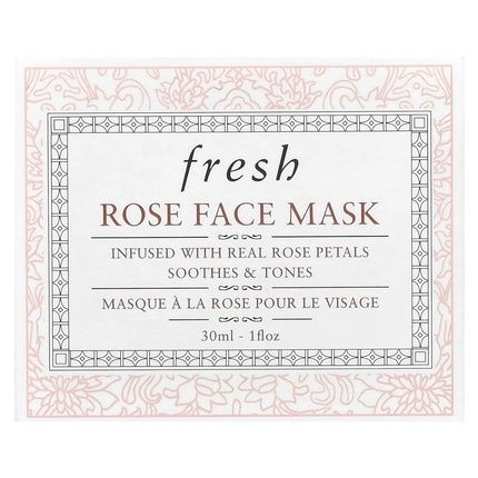 Fresh Rose Hydrating Face Mask Instantly Hydrates Cools Calms 1Oz 30Ml