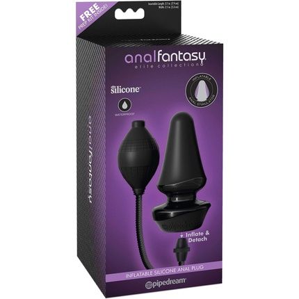 Anal Fantasy Elite Collection Inflatable Anal Plug Black