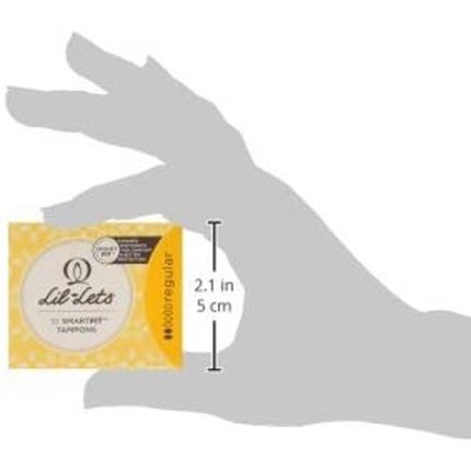 Lil-Lets Non-Applicator Regular Tampons 10 Tampons - Image 3