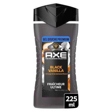 Axee Prestige Collection Black Vanilla Shower Gel 12 Hour Freshness