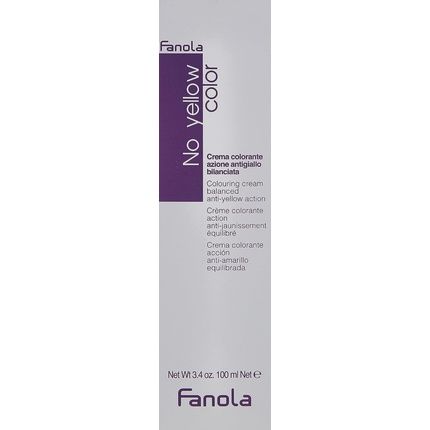 Fanola Permanent Hair Dye No Yellow Color Toner Violet 100Ml