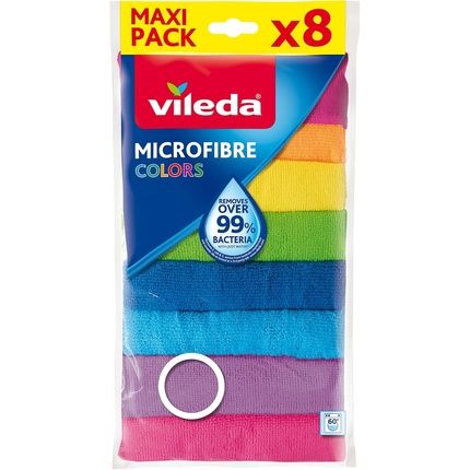 Vileda Microfibre Colors Washable Microfiber Cloths