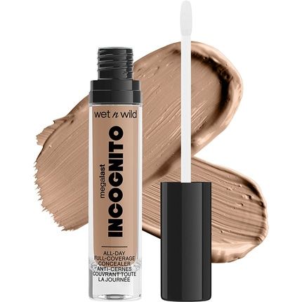 Wet N Wild Megalast Incognito Full-Coverage Concealer With Shea Butter Light Honey