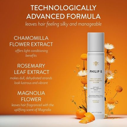 Philip B Weightless Conditioning Water With Magnolia Flower 5.07Oz 150Ml - Image 3