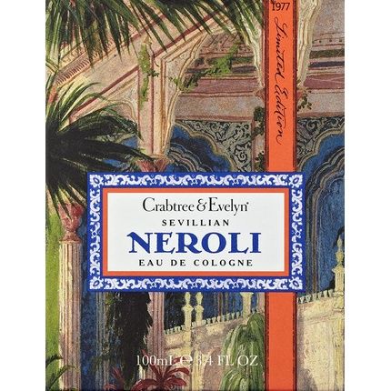 Crabtree & Evelyn Sevillian Neroli Eau De Cologne Hungary Water 3.4 Fl Oz