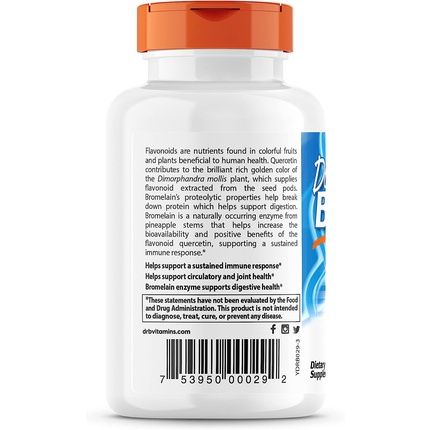 Doctor'S Best Quercetin Bromelain Immunity Support 180 Vc 180 Count - Image 3