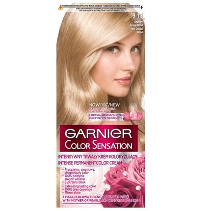 Garnier Color Sensation Hair Dye 9.13 Crystal Beige Light Blonde
