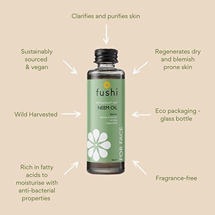 Fushi Bio-Neem Oil For Itchy Scalp And Irritated Skin 50Ml - Image 3