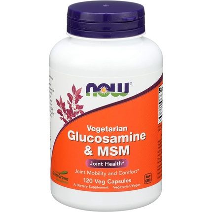 Now Foods Vegetarian Glucosamine Msm 120 Capsules